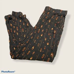 COPY - Black w/ Aztec Design Pocket Pants